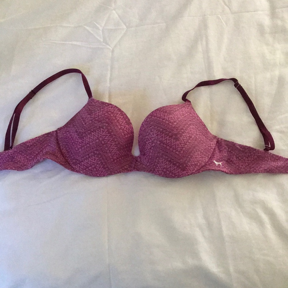 Pink Victoria’s Secret bra